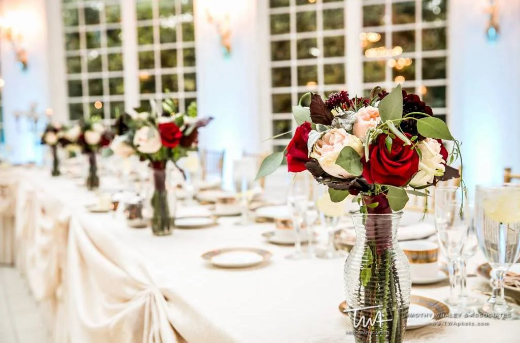 Wedding Centerpieces with Roses